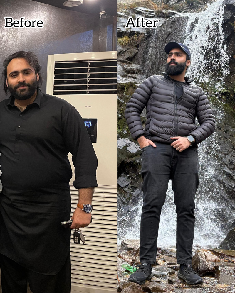 Before and After transformation